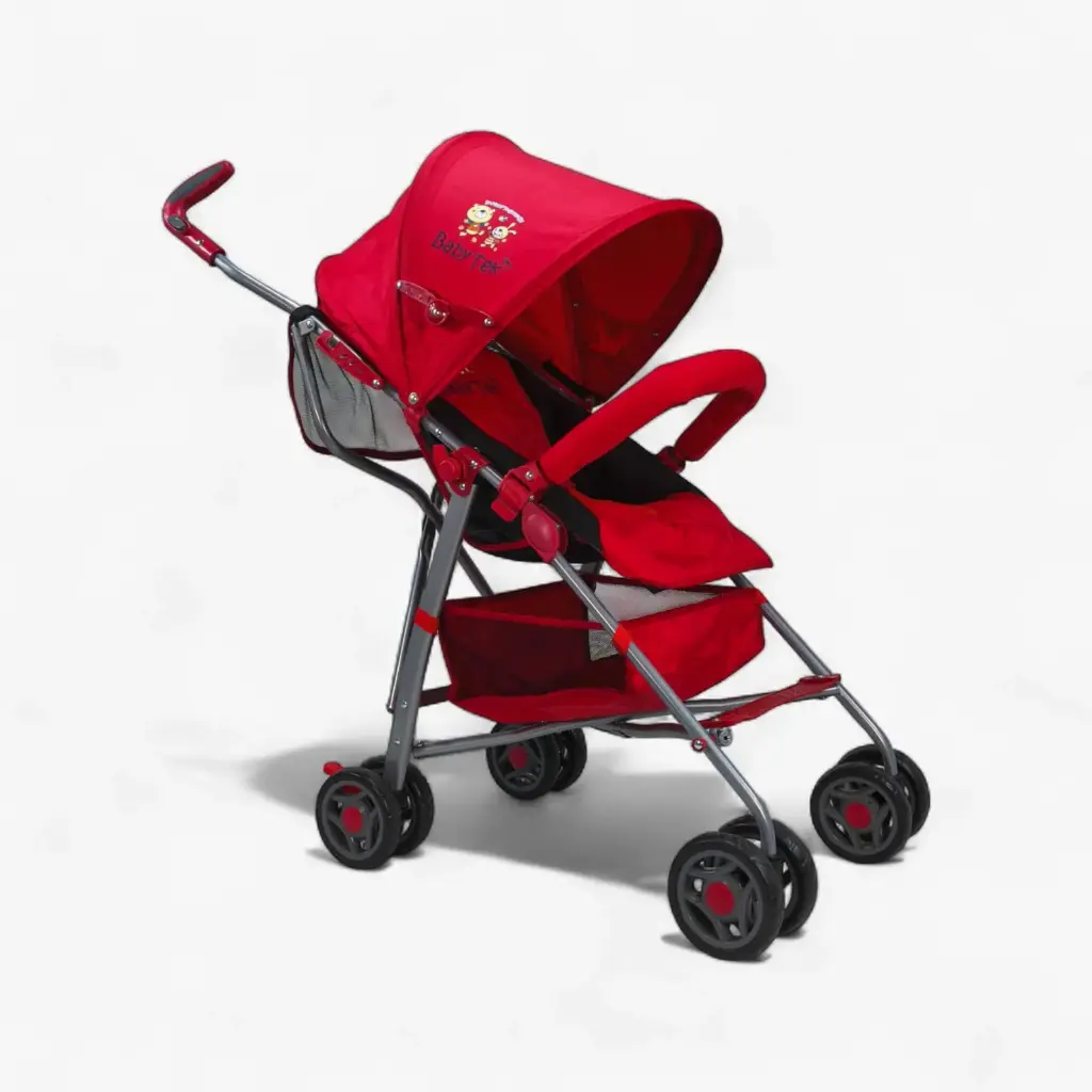 CARRIOLA PARA BEBE MOD. 502B ROJO