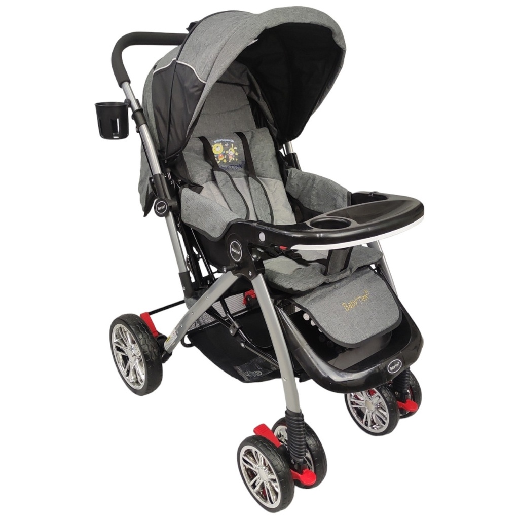 CARREOLA LLANTA GDE REVERSIBLE GRIS