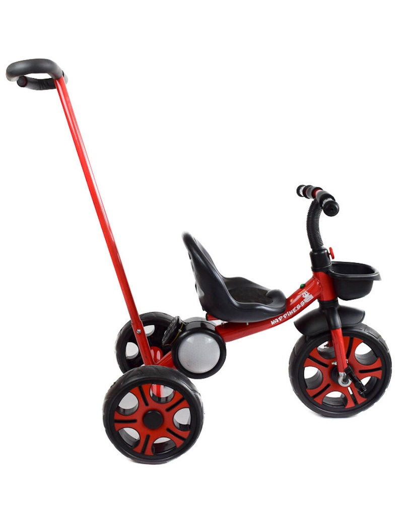 TRICICLO MOD.JET-050 CON BASTÓN ROJO