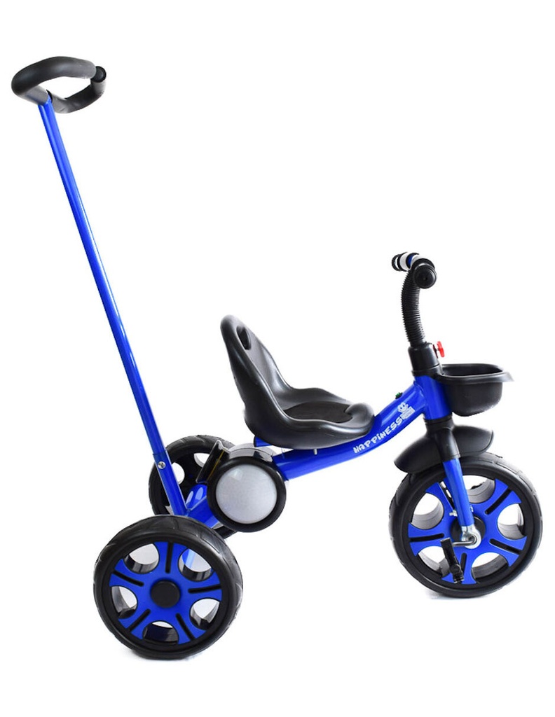 TRICICLO MOD.JET-050 CON BASTÓN AZUL