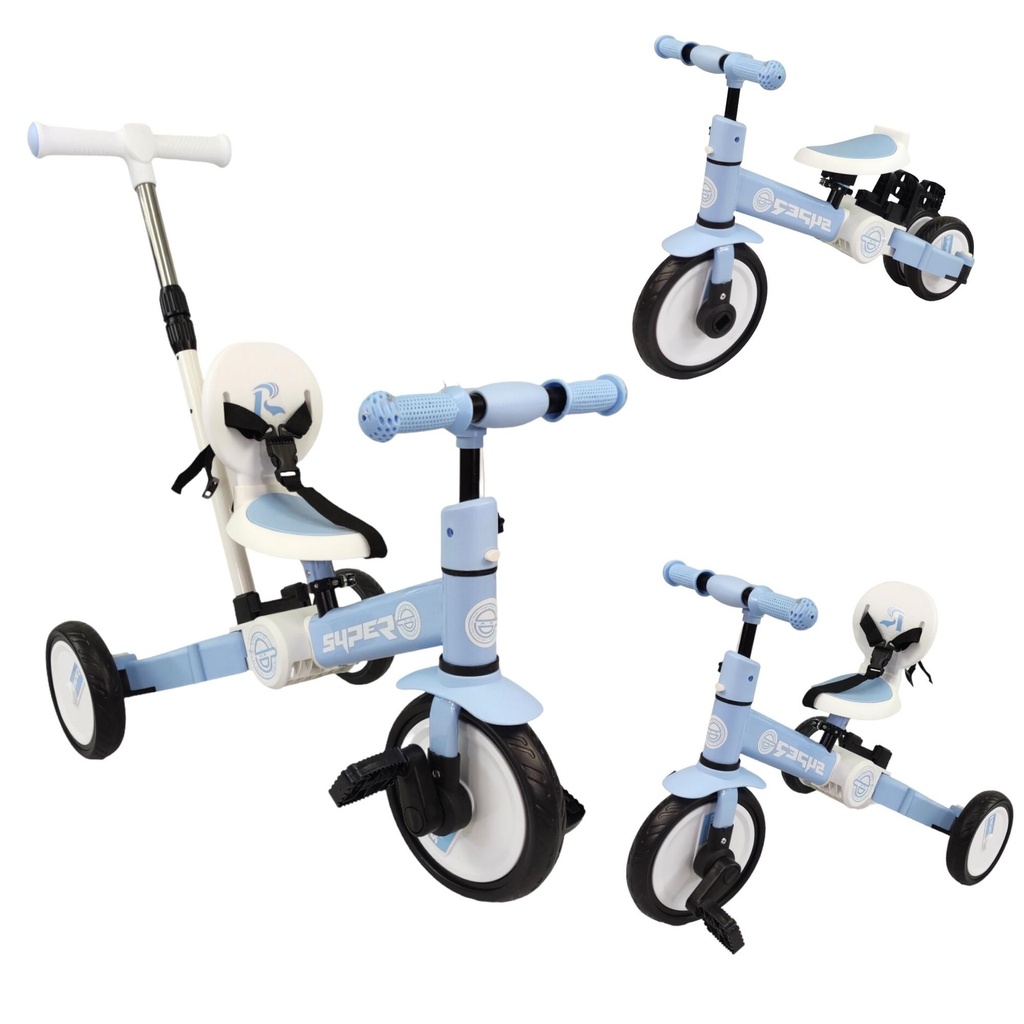 TRICICLO PLEGABLE NUEVO MODELO AZUL
