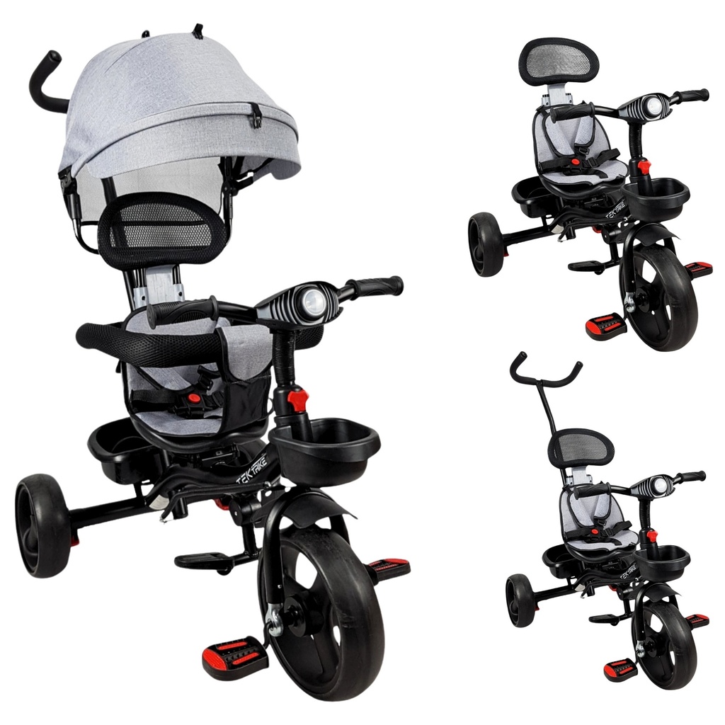 TRICICLO MOD. JE-TC0026 GRIS
