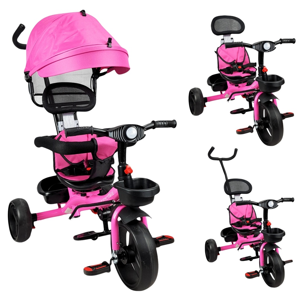 TRICICLO MOD. JE-TC0026 ROSA