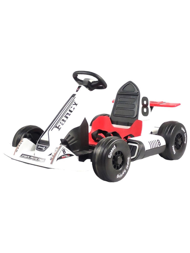 GO KART ELECTRICO BLANCO
