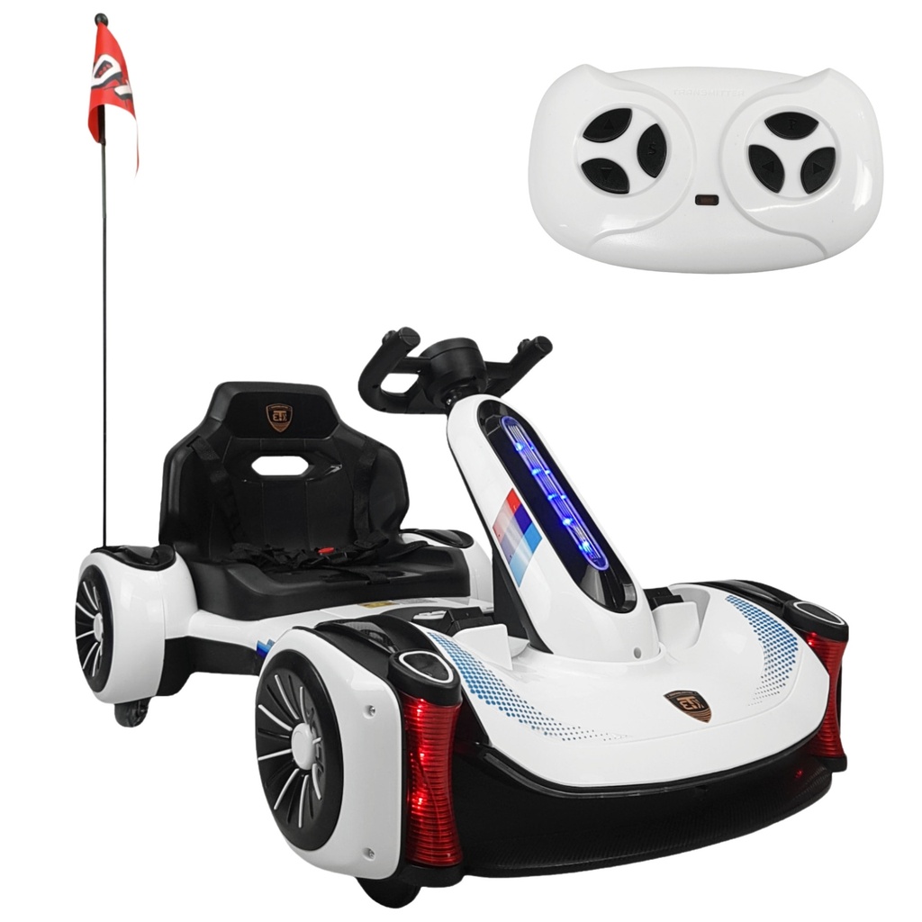 CARRO MONTABLE ELECTRICO TEK-2158 BLANCO