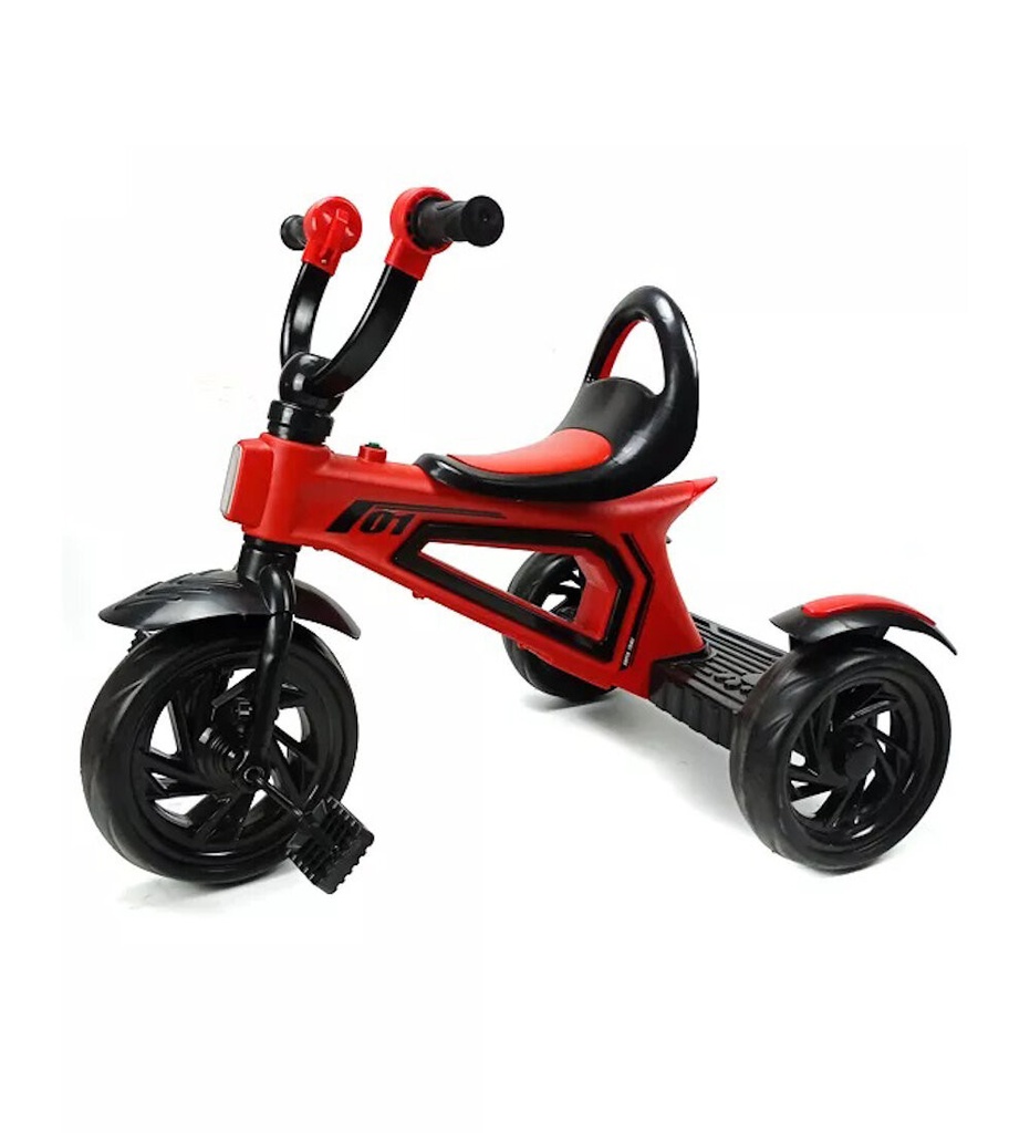 TRICICLO CON LUZ Y SONIDO ROJO