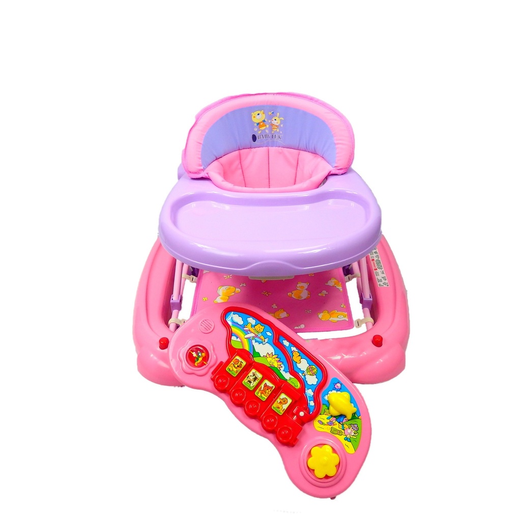 ANDADERA DE LUJO MOD.T-1079H TREN ROSA
