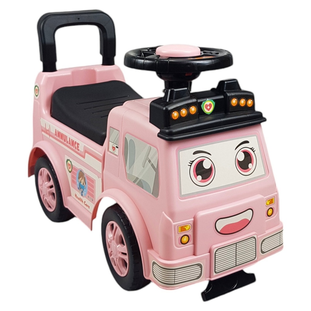 JUGUETE MONTABLE DE 4 RUEDAS ROSA