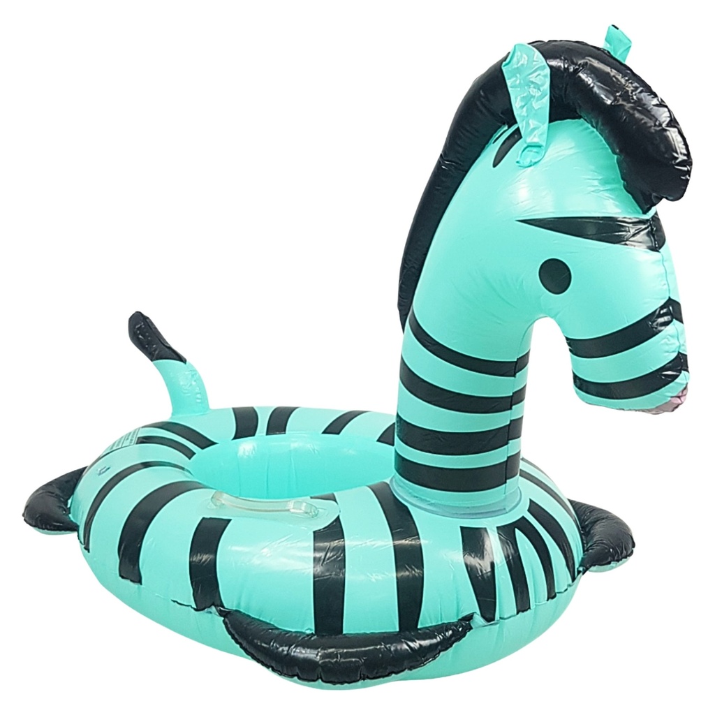 INFLABLE CEBRA 70CM VERDE