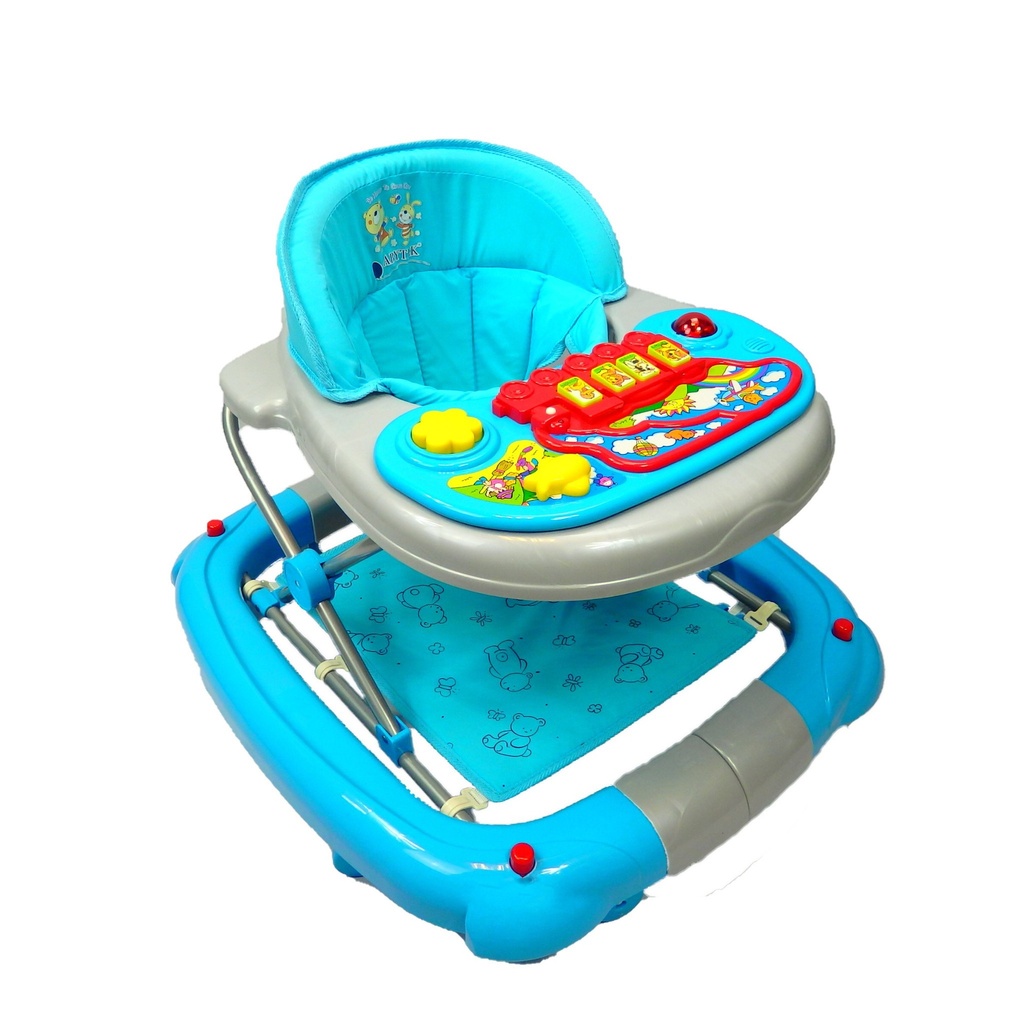 ANDADERA DE LUJO MOD.T-1079H TREN AZUL