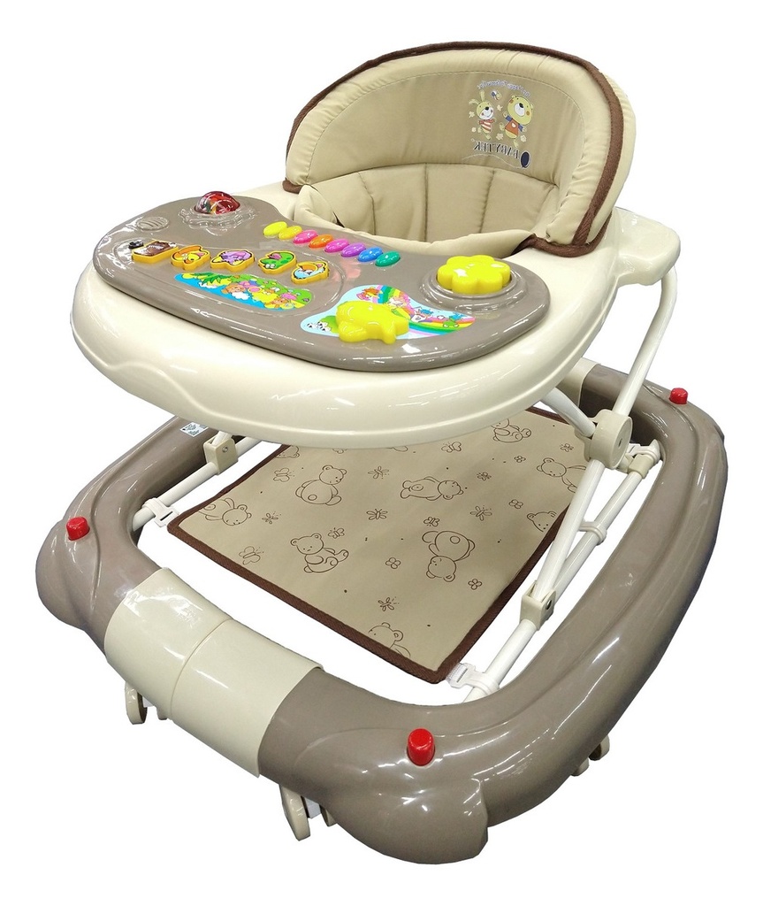 ANDADERA DE LUJO MOD. T-1079H2 (Animal) CAFE