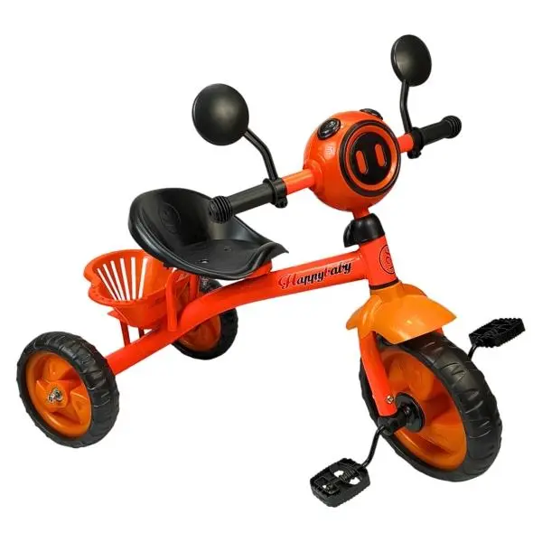 TRICICLO CON LUZ Y SONIDO NARANJA