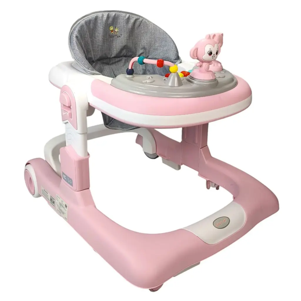 ANDADERA LUJO BH-882BR2 MONKEY ROSA