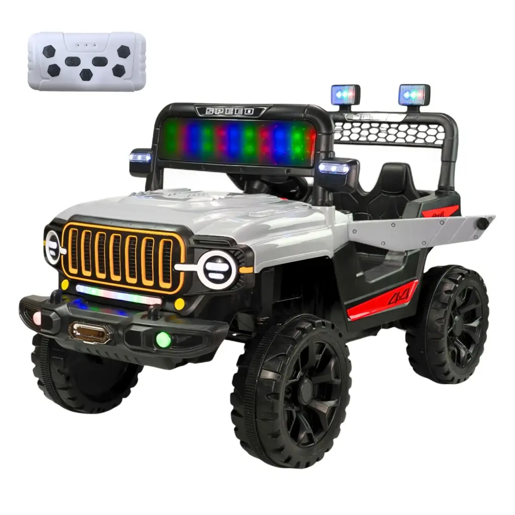 CARRO MONTABLE ELECTRICO CON CONTROL REMOTO GRIS
