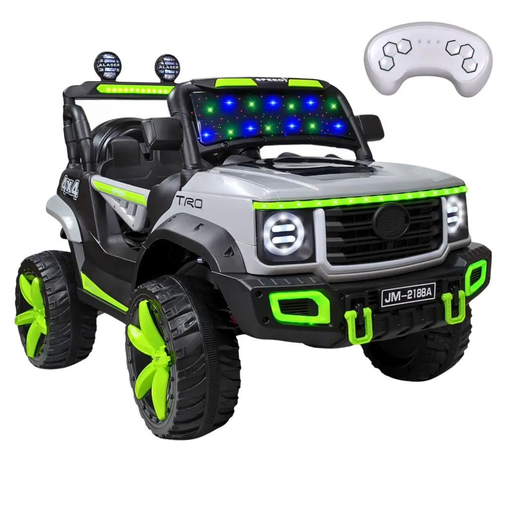 CARRO MONTABLE ELECTRICO CON CONTROL REMOTO GRIS