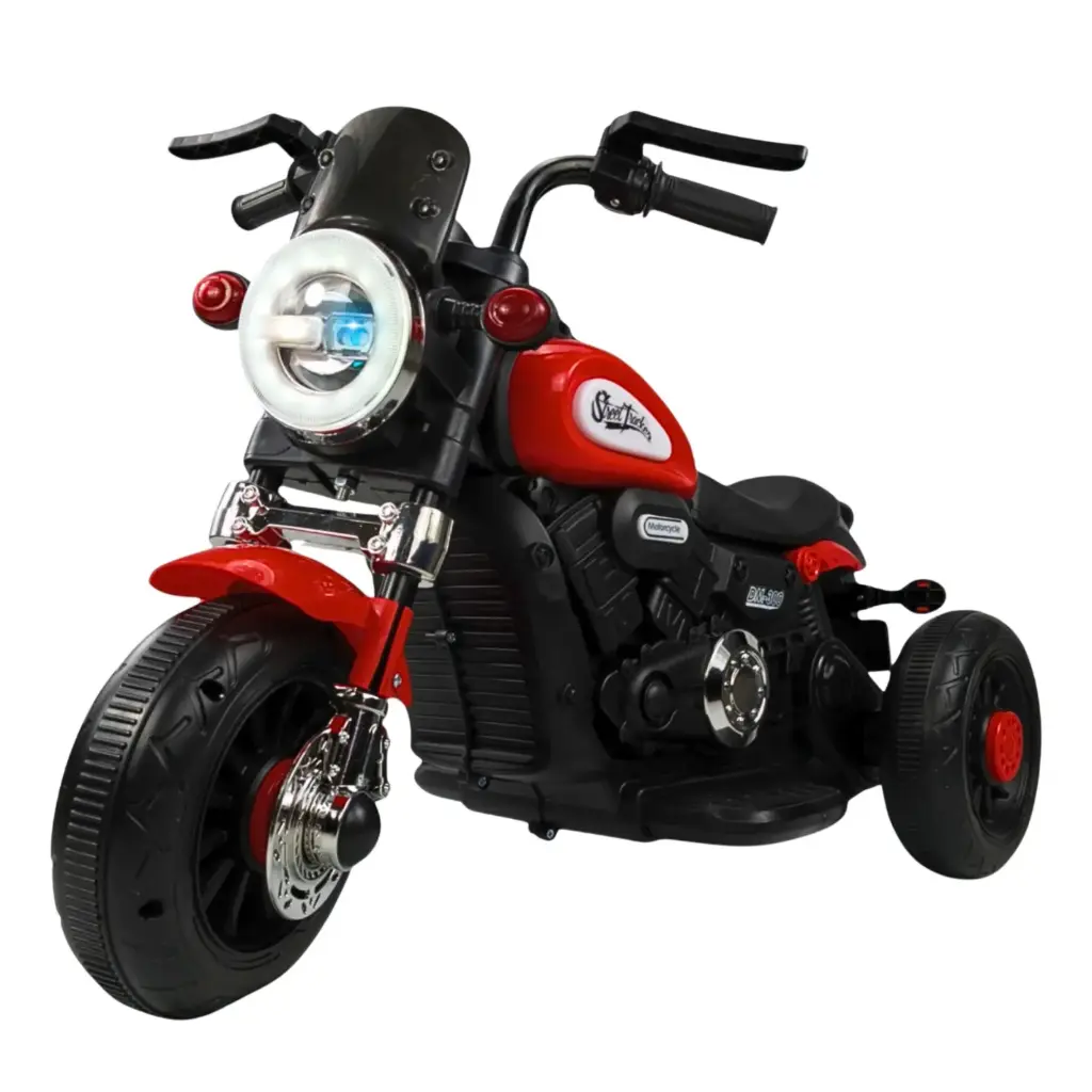 MOTOCICLETA MONTABLE ELECTRICA ROJO