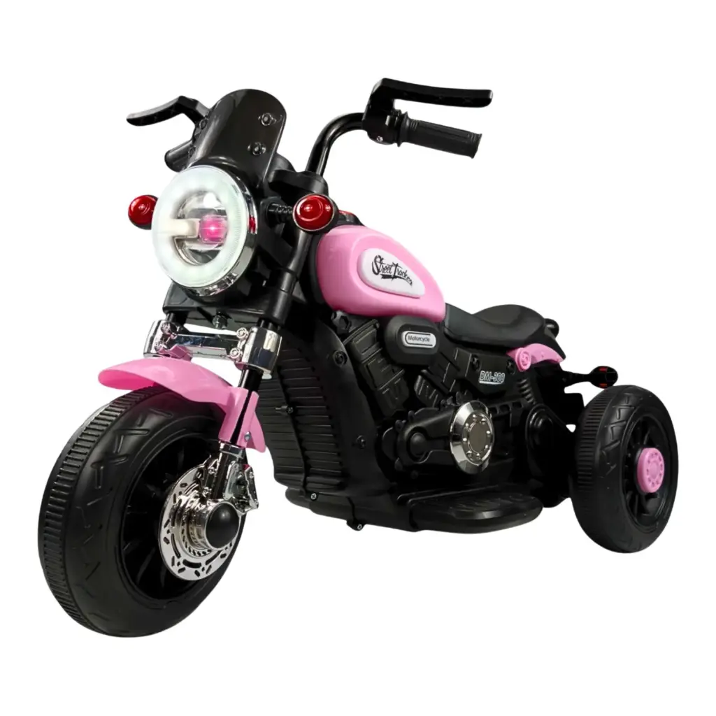 MOTOCICLETA MONTABLE ELECTRICA ROSA