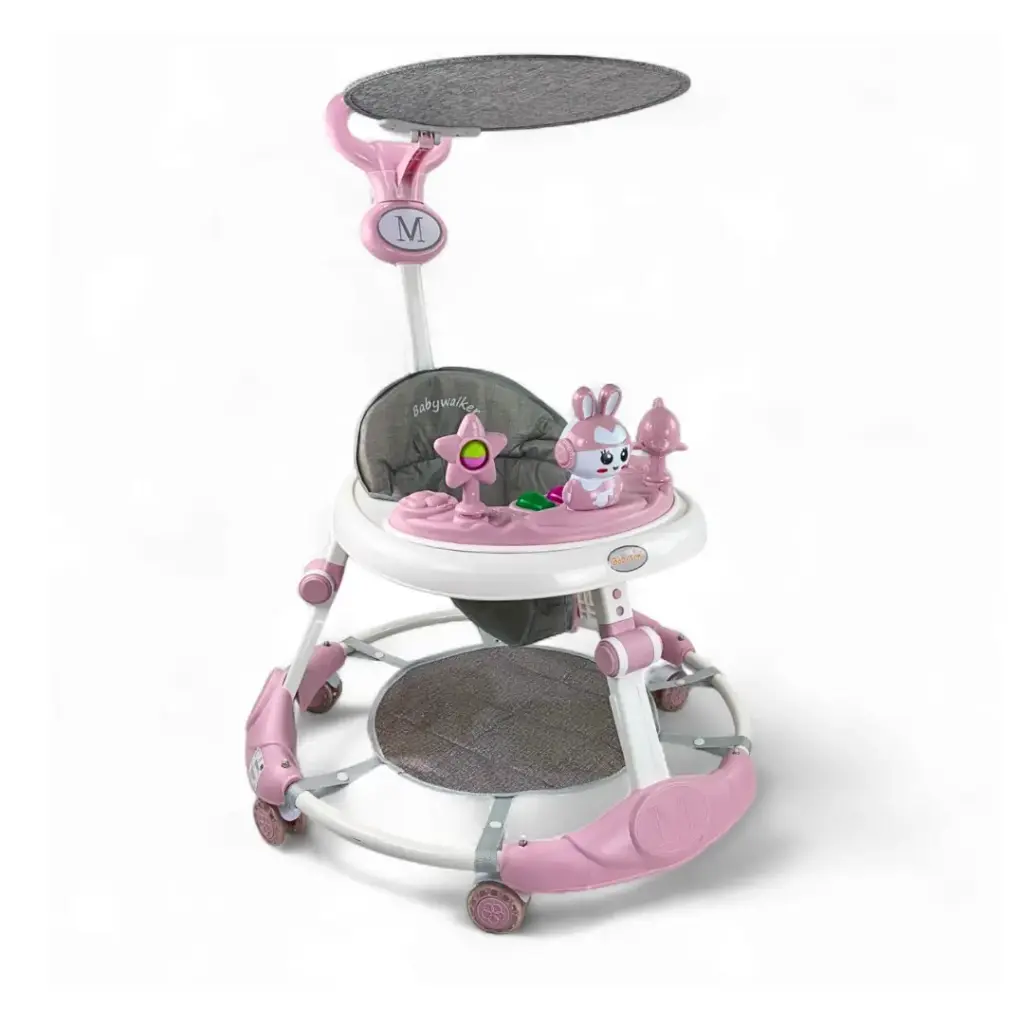 ANDADERA CONEJO MUSICAL MOD. TEK-205 ROSA