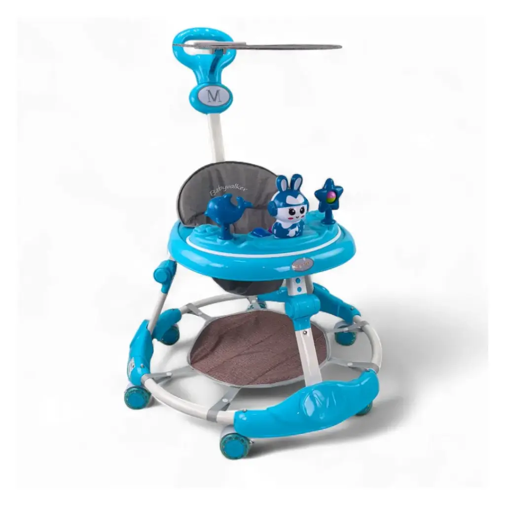 ANDADERA CONEJO MUSICAL MOD. TEK-205 AZUL 