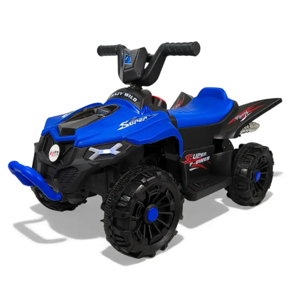 CUATRIMOTO CON LUZ MOD TEK-188L AZUL