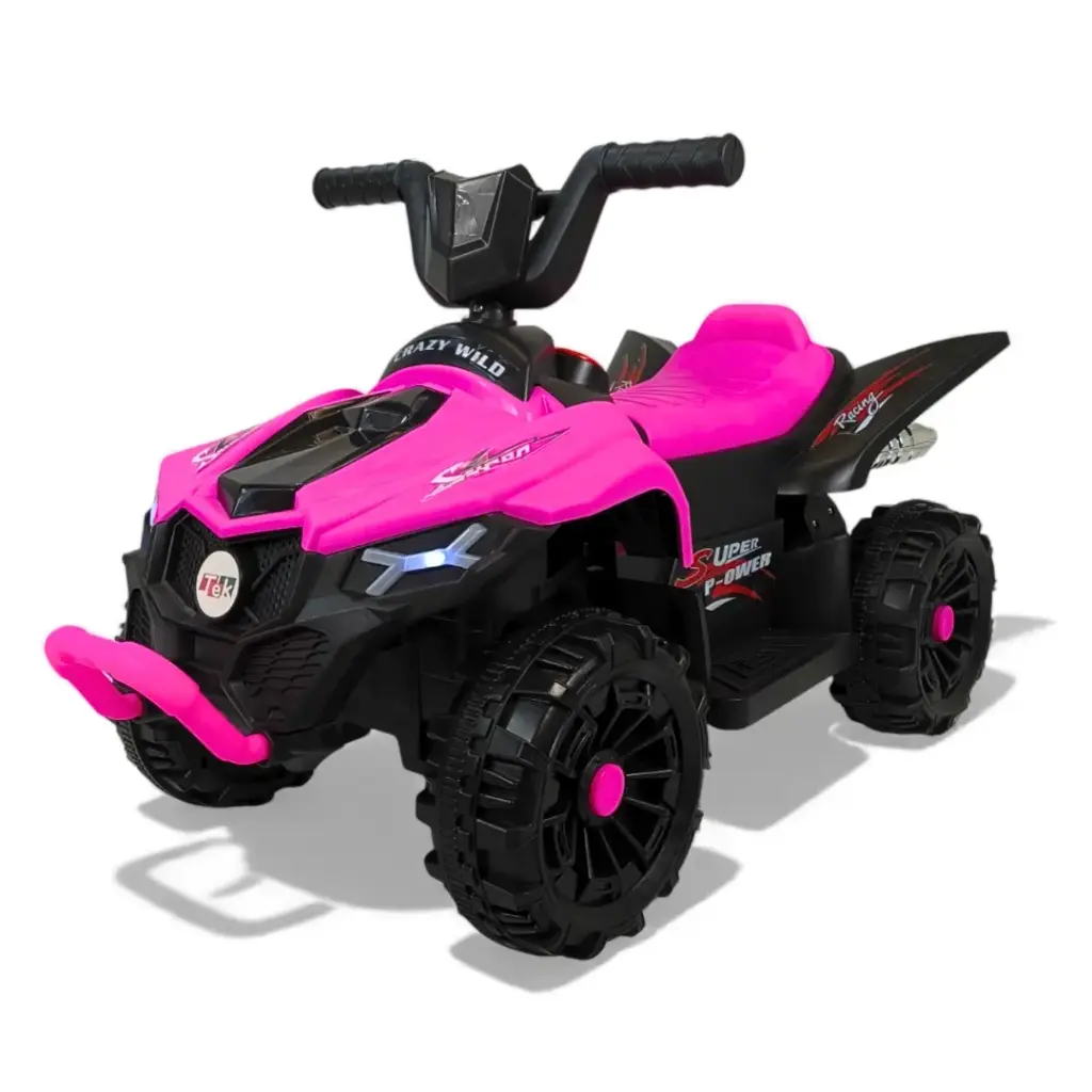 CUATRIMOTO CON LUZ MOD TEK-188L ROSA