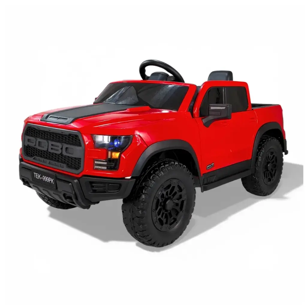 CARRO ELECTRICO PICKUP MOD. TEK-999PK ROJO