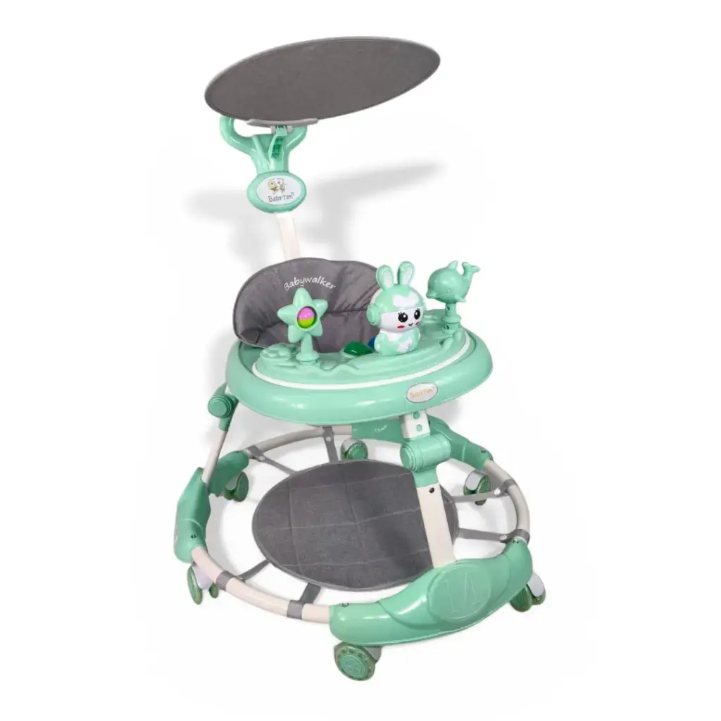 ANDADERA CONEJO MUSICAL MOD. TEK-205 VERDE 