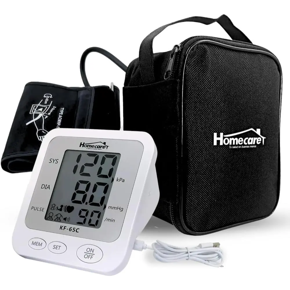 Baumanómetro Digital Brazo Adultos Voz Arritmias Kf-65C