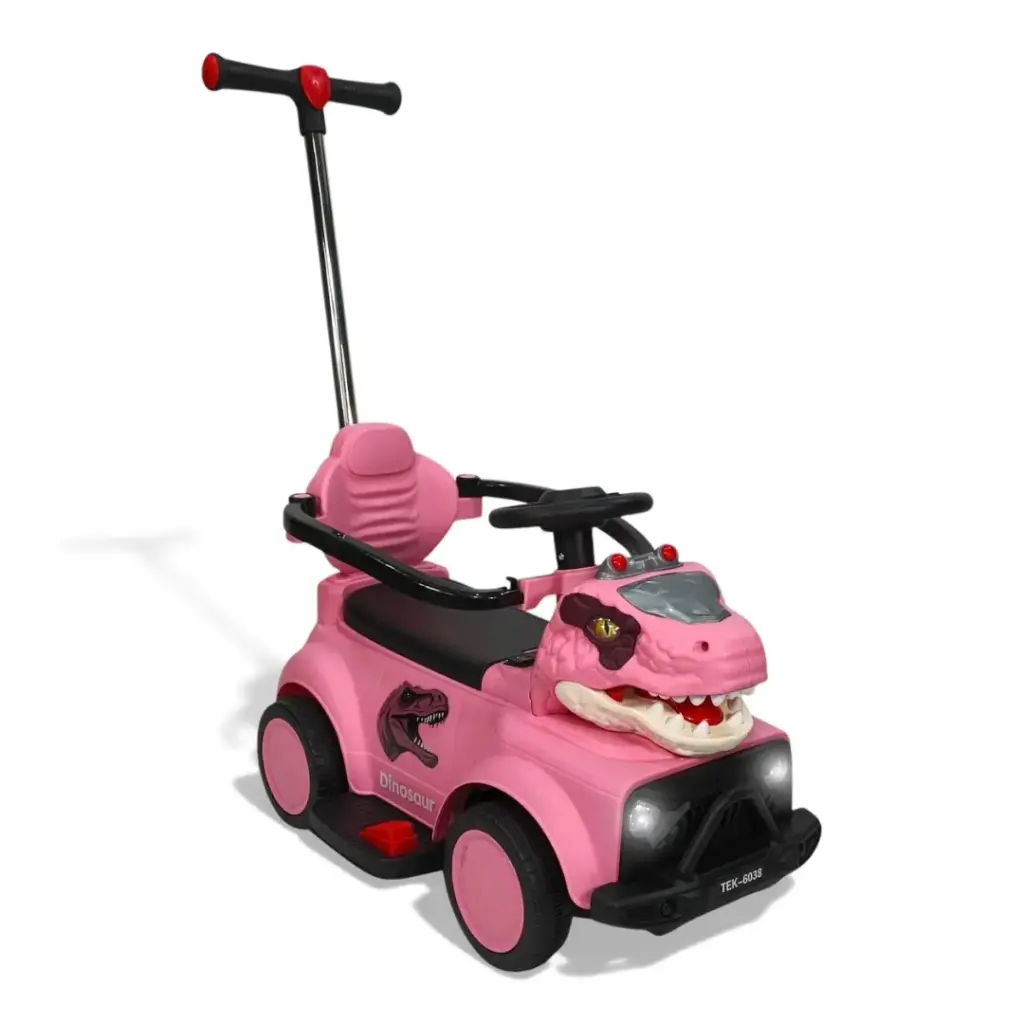 CARRO MONTABLE DINO TEK-6038 ROSA