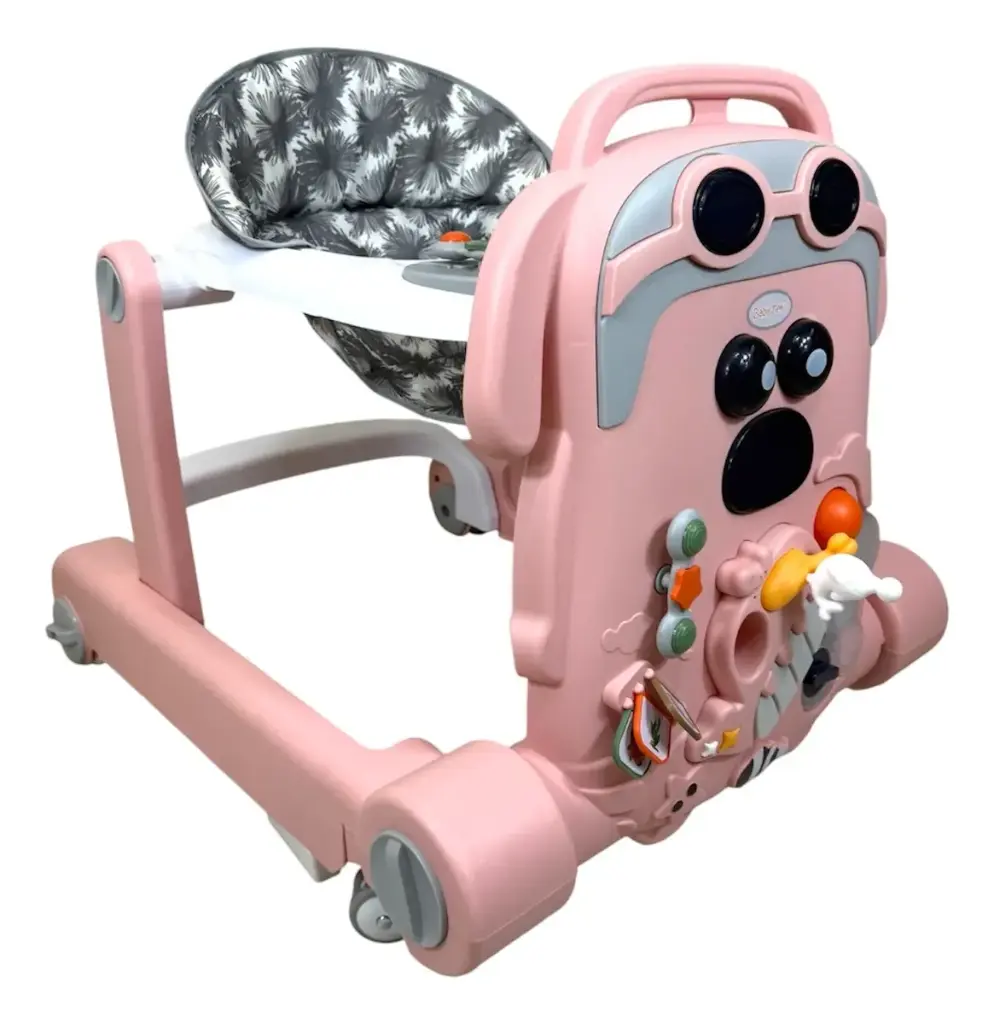 ANDADERA CON CAMINADORA T-7076 ROSA
