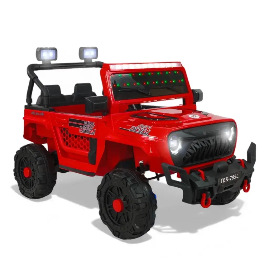 CARRO ELECTRICO JEEP TEK-799L ROJO
