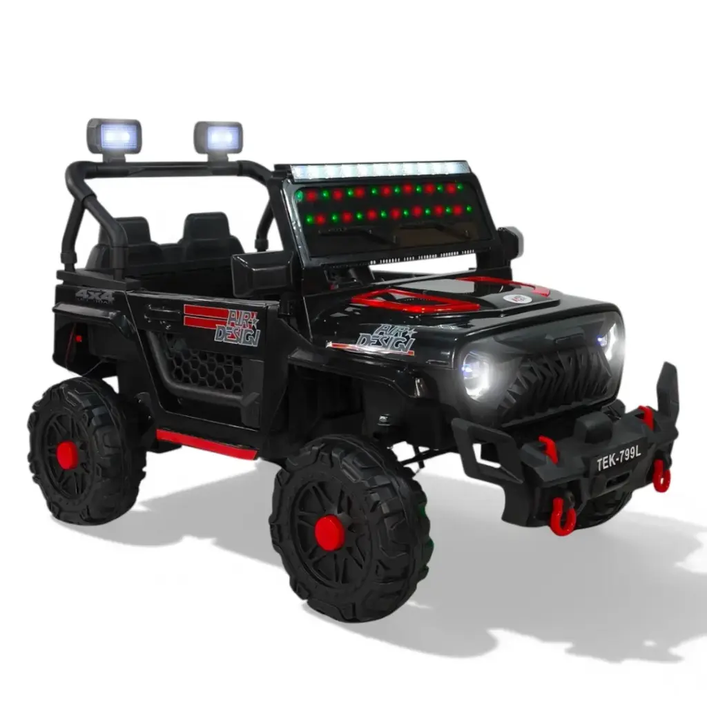 CARRO ELECTRICO JEEP TEK-799L NEGRO