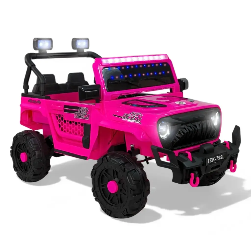 CARRO ELECTRICO JEEP TEK-799L ROSA