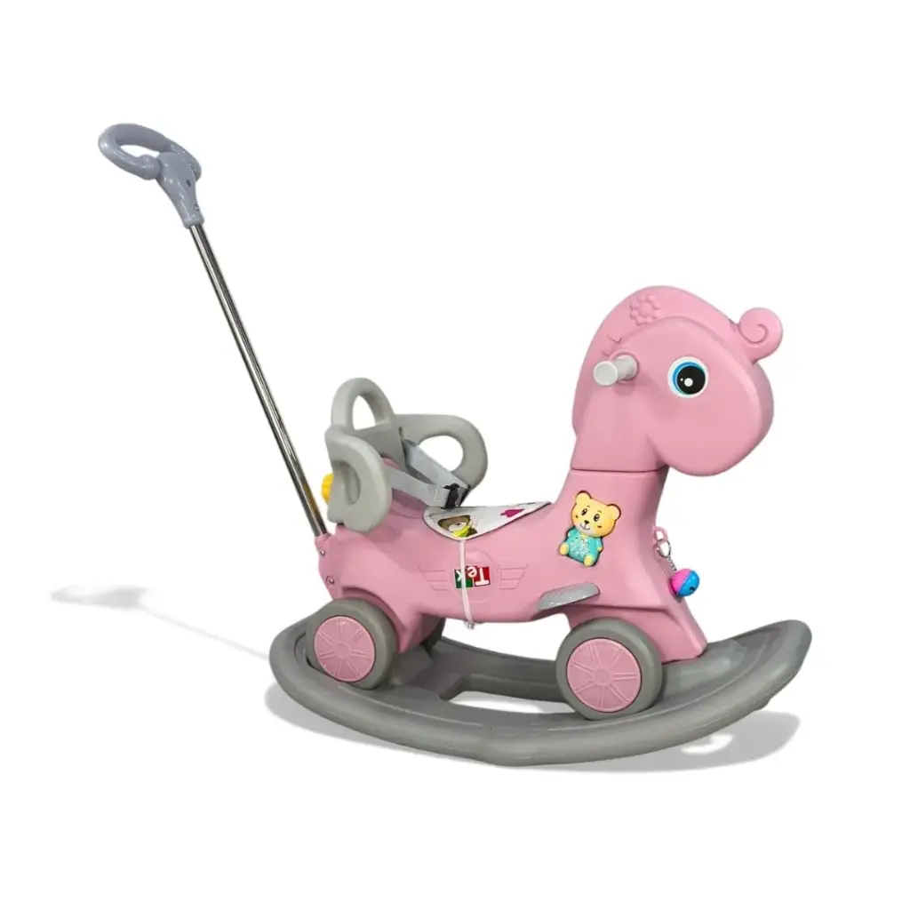 MONTABLE MECEDOR CABALLITO ROSA
