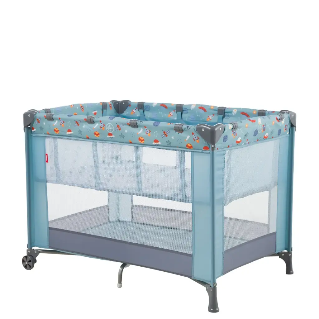 MINI CUNA TOTO AZUL 