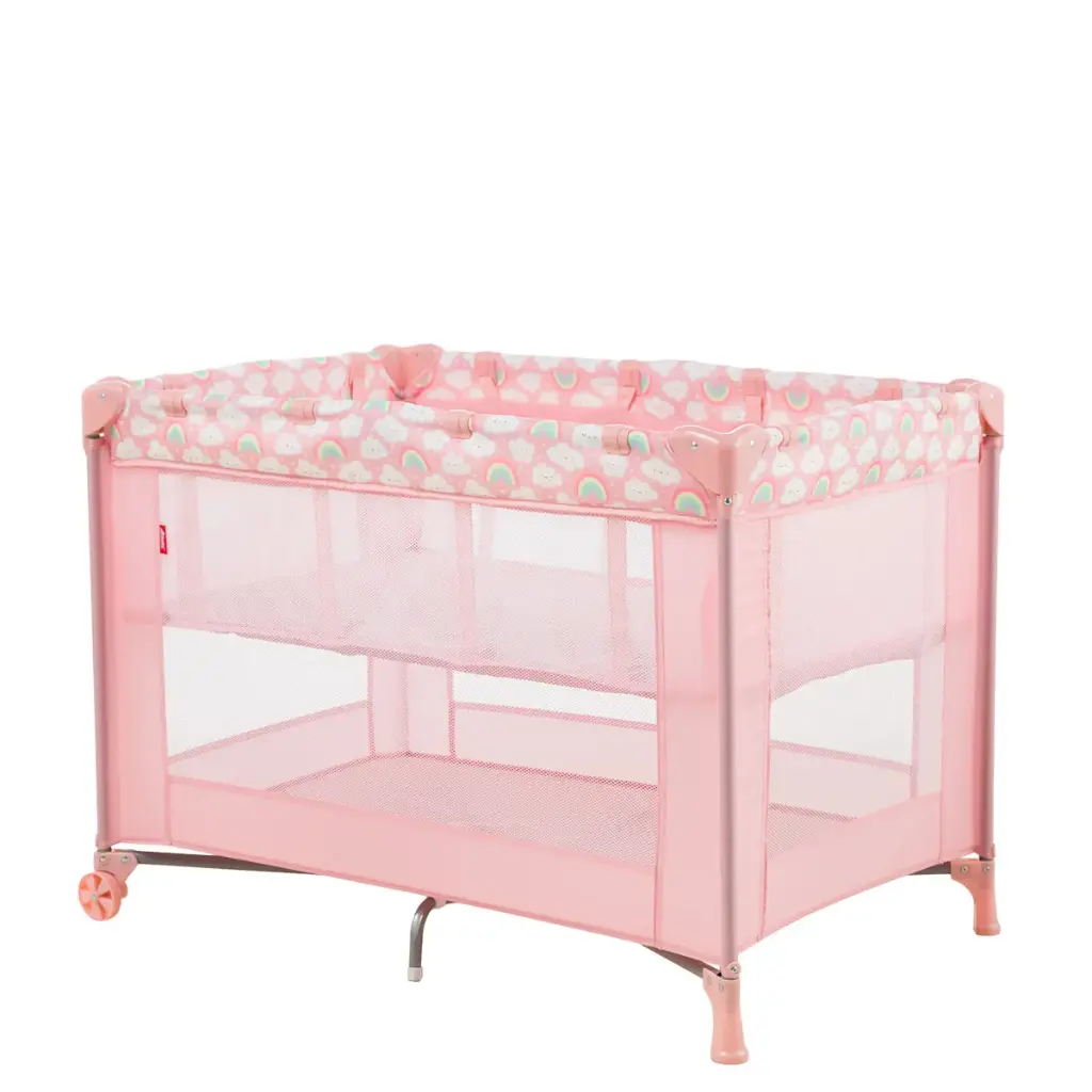 MINI CUNA TOTO ROSA