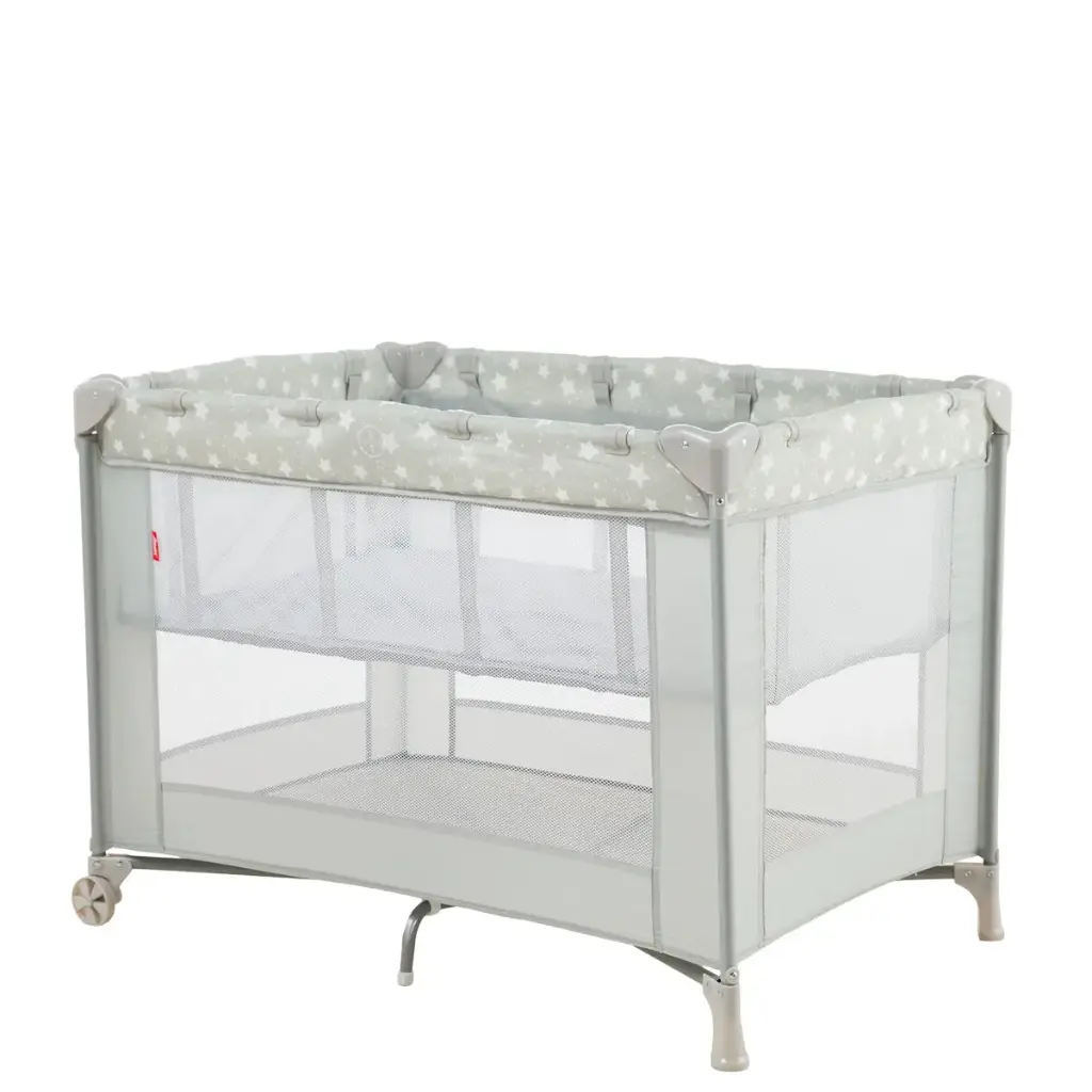 MINI CUNA TOTO GRIS