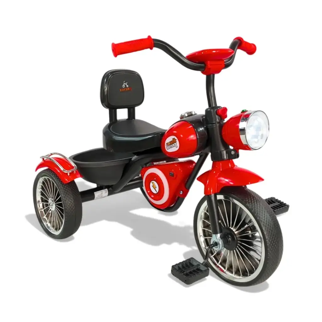 TRICICLO TIPO MOTITO CON FARO TR629 ROJO