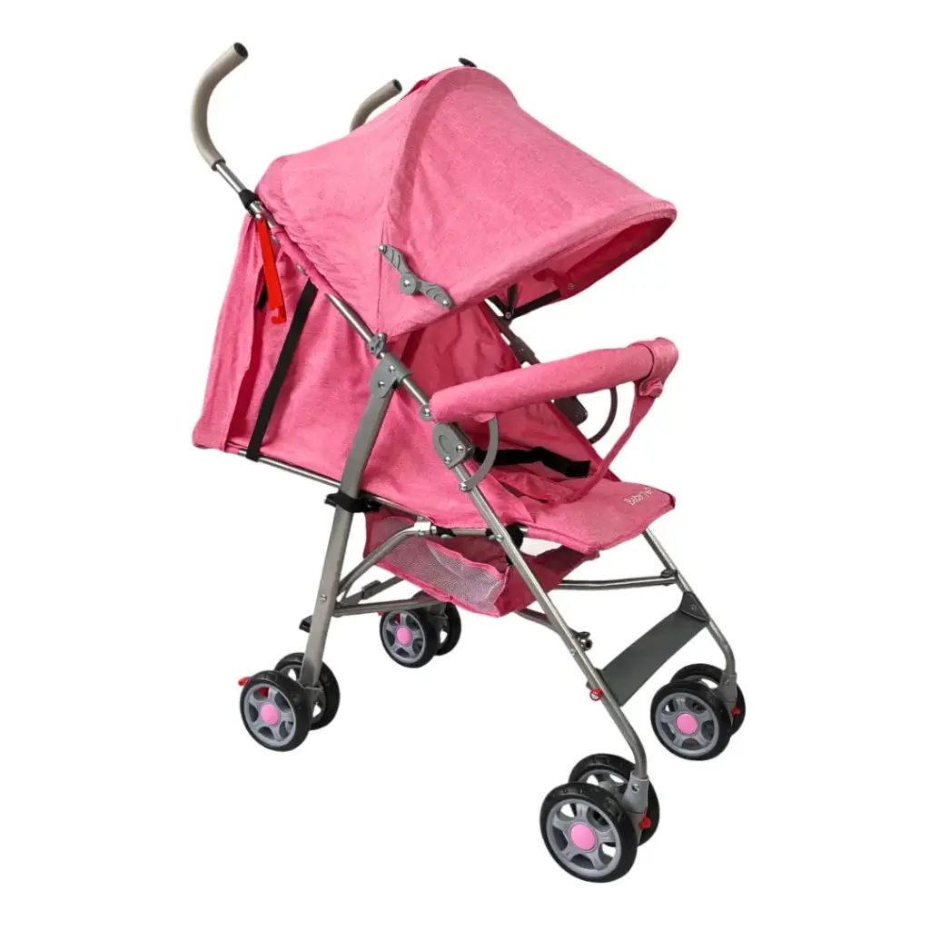 CARRIOLA BASTÓN RECLINABLE 503B ROSA