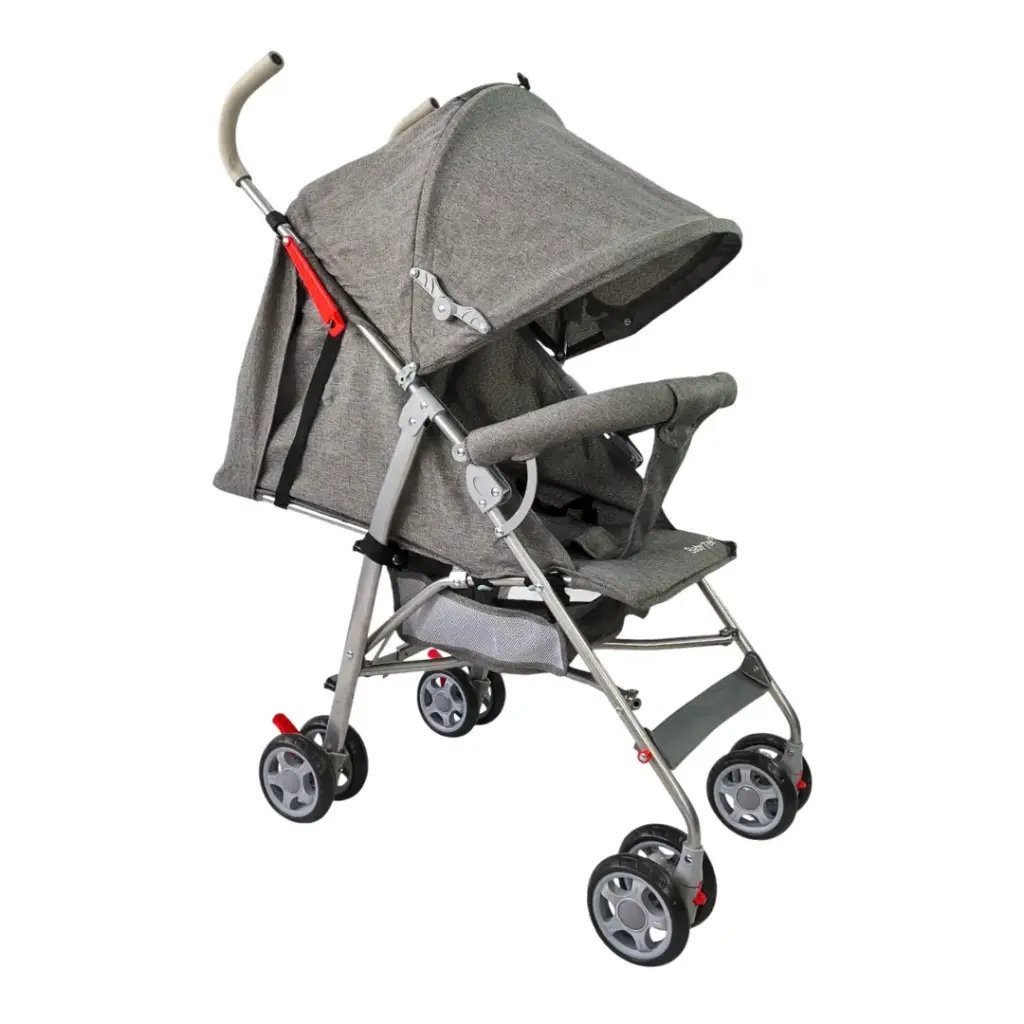 CARRIOLA BASTÓN RECLINABLE 503B GRIS