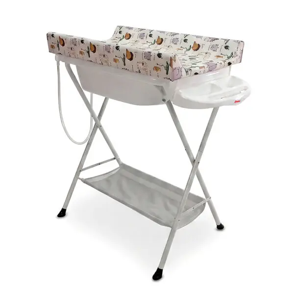 BAÑERA CON BASE PLEGABLE BABY SPLASH GRIS