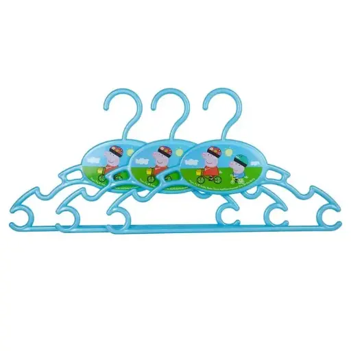 [48662-Azu] Ganchos de 3 Piezas Peppa Pig