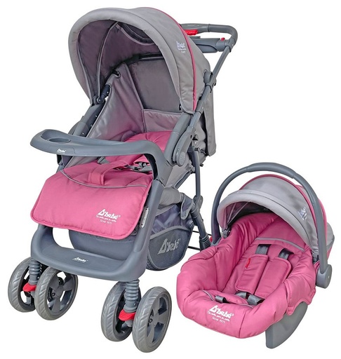 [AVENTURA-ROSA] Carriola Travel System Aventura Rosa