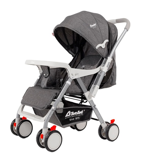 [BABY-BM-GRIS] Carriola Reversible BABY BM Gris