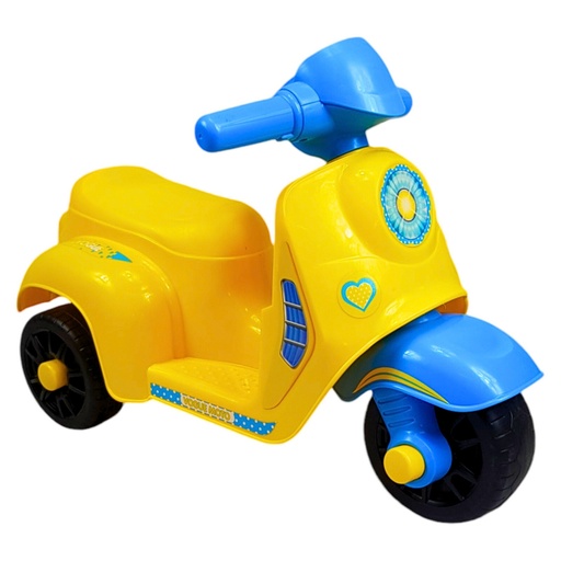 [QX-3391-AMARILL] JUGUETE MONTABLE DE 3 RUEDAS