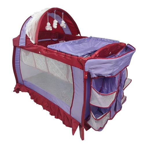 [FQ-PURPURA] CUNA CORRAL CON CAMBIADOR MOD. F-Q PURPURA