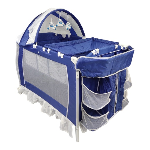 [FQ-AZUL] CUNA CORRAL CON CAMBIADOR MOD. F-Q AZUL