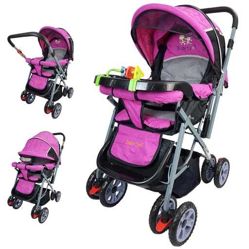 [H-B-ROSA] CARRIOLA PARA BEBE MOD. H-B ROSA