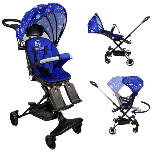 [H-A-AZUL] CARRIOLA PARA BEBE MOD. H-A AZUL