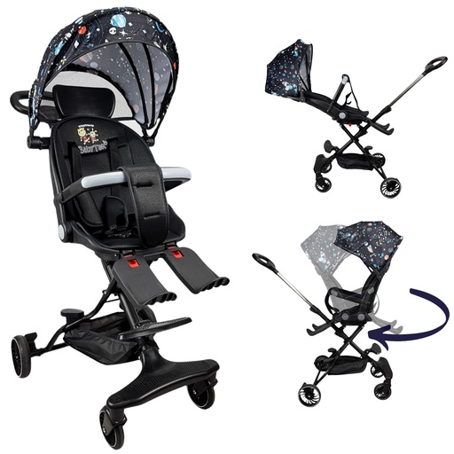 [H-A-NEGRO] CARRIOLA PARA BEBE MOD. H-A NEGRO